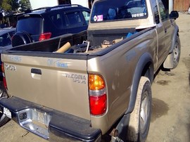2004 TOYOTA TACOMA, GOLD, SR5, EXTD CAB, 3.4L, MT 4WD.  Z25967
